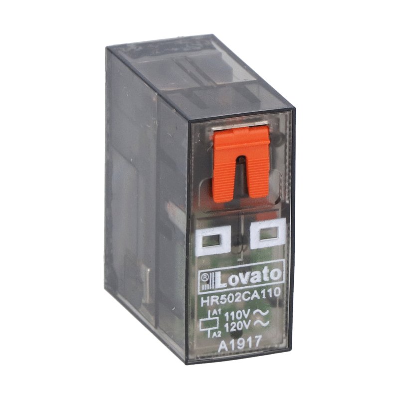 Relay trung gian 2 C/O, 8A, 110VAC Coil, 250V_HR502CA110