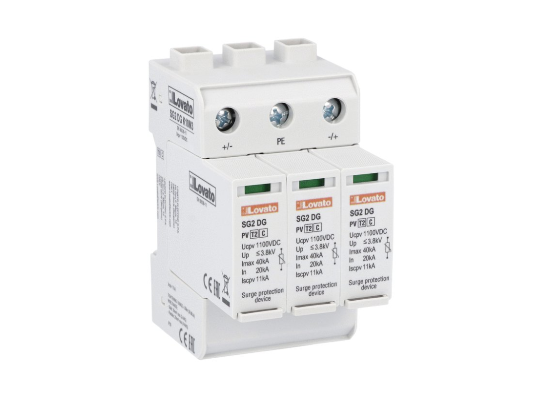 Chống sét lan truyền loại 2 40KA Un = 1100VDC SG2DGK10M3 (Sao chép)