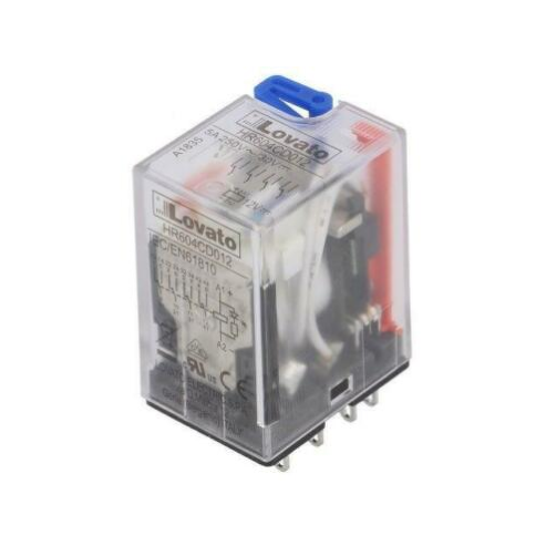 Relay trung gian 4 C/O, 5A, 12VDC COIL, 250V