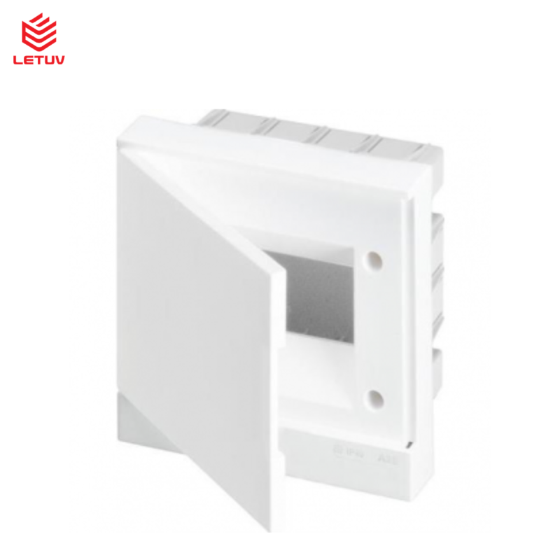 Tủ module lắp nổi chứa 6 module cửa trắng-BEF401206