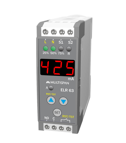 Relay bảo vệ dòng rò, 76×28 ELR-63