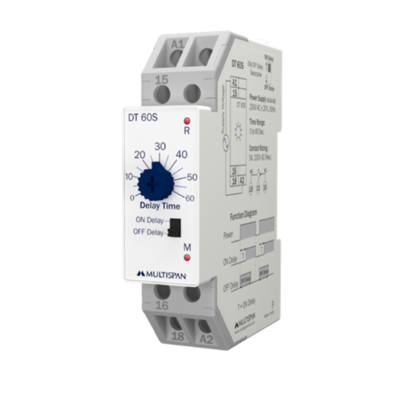 Relay on/off delay DT-60S